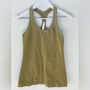 Lululemon green tank top size 6
